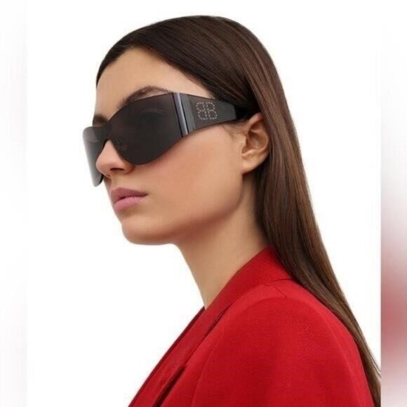 💯- New  - BALENCIAGA BB0122S 004 - AS SEEN ON KIM KARDASHIAN - Picture 1 of 15